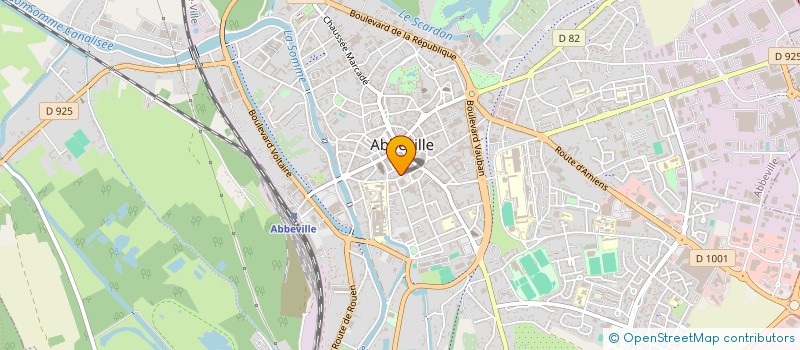localisation de l'entreprise LES CAMELEONS à ABBEVILLE