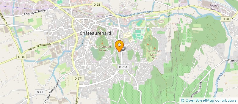 localisation de l'entreprise LES CAMELEONS EN 4L à CHATEAURENARD