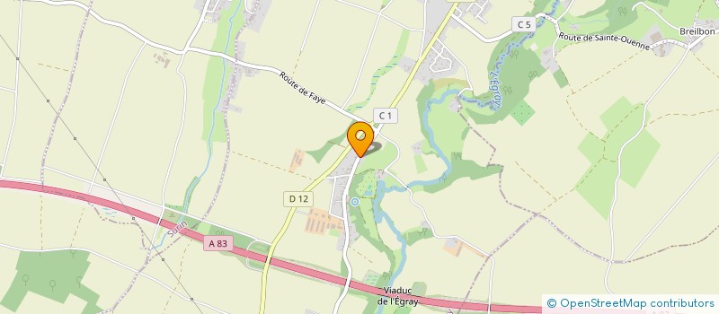 localisation de l'entreprise LES CAMELIAS  SAINTE-OUENNE