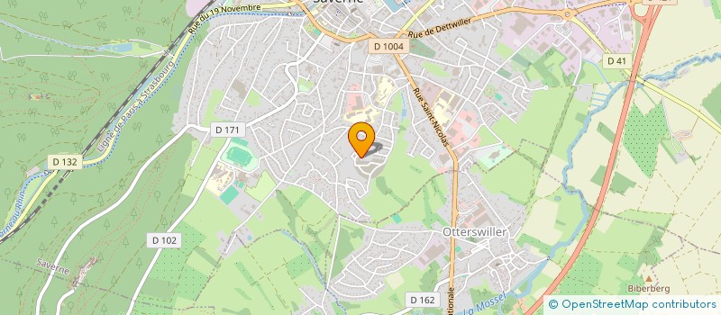 localisation de l'entreprise LES CAMELIAS  SAVERNE