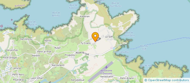 localisation de l'entreprise LES CAMELIAS  OUESSANT