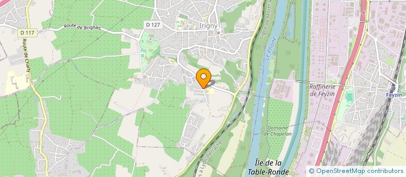 localisation de l'entreprise LES CAMELIAS  IRIGNY