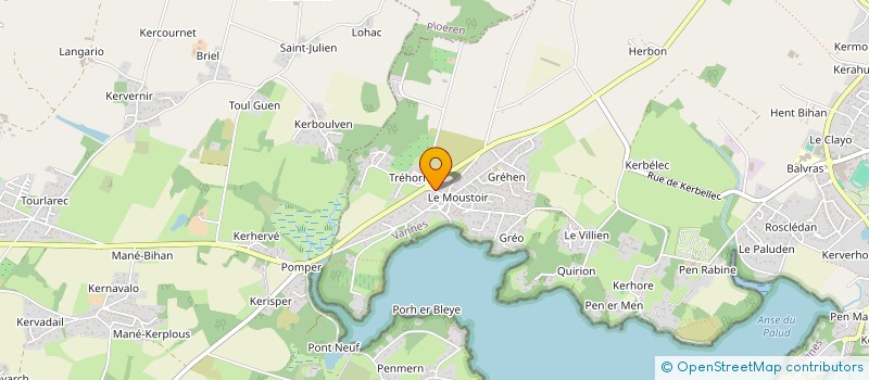 localisation de l'entreprise LES CAMELIAS  ARRADON