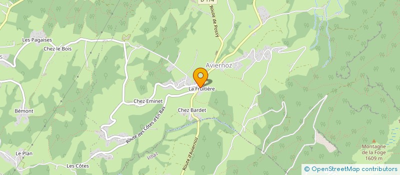 localisation de l'entreprise LES CAMELIAS  FILLIERE