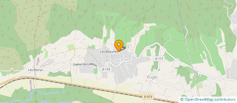 localisation de l'entreprise LES CAMINAIRES DU LUBERON  LAURIS