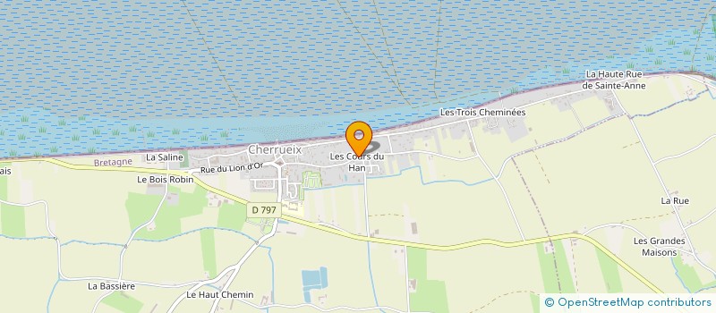 localisation de l'entreprise LES CAMINS  CHERRUEIX