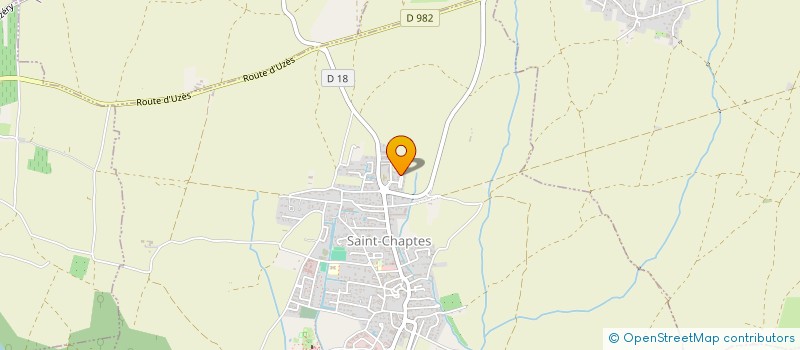 localisation de l'entreprise LES CAMPAGNES  SAINT-CHAPTES