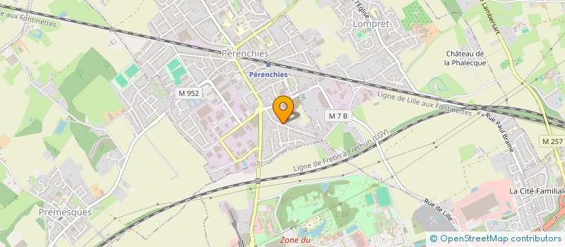 localisation de l'entreprise LES CAMPAGNES LILLOISES à LILLE