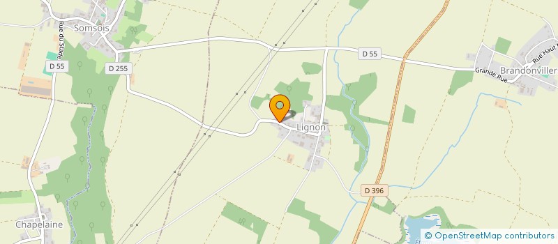 localisation de l'entreprise LES CAMPAGNOLLES  LIGNON