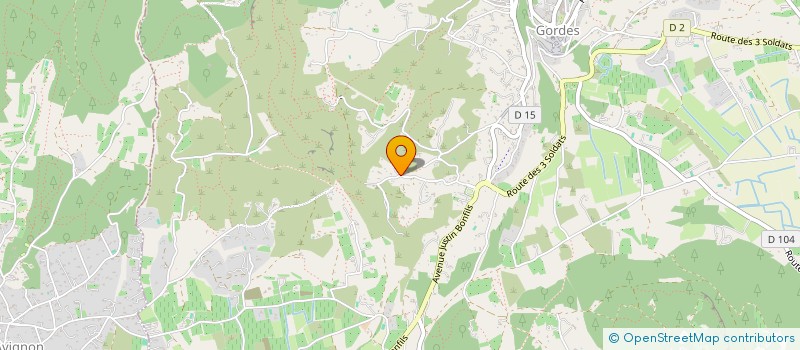 localisation de l'entreprise LES CAMPANETTES  GORDES