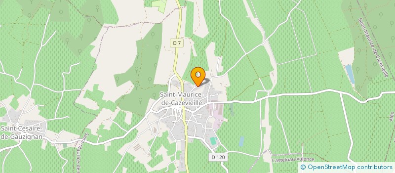 localisation de l'entreprise LES CAMPS NORD  SAINT-MAURICE-DE-CAZEVIEILLE