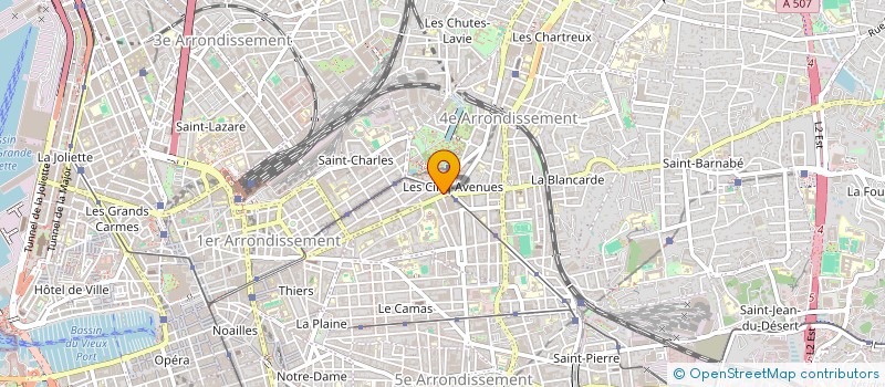 localisation de l'entreprise LES CAMPUS à MARSEILLE