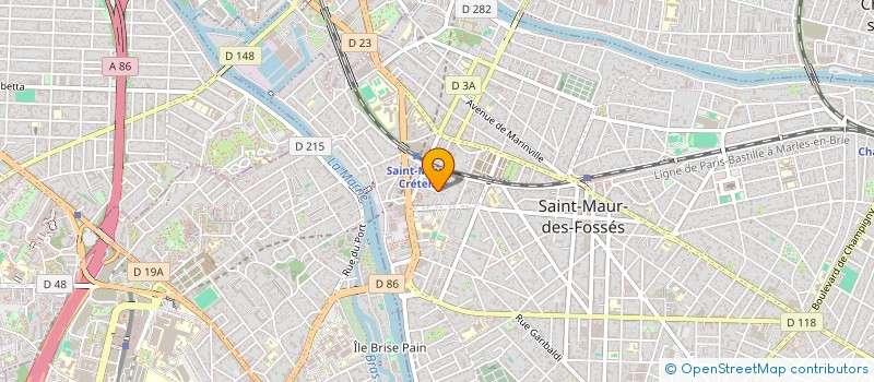 localisation de l'entreprise LES CAMUSARDS à SAINT-MAUR-DES-FOSSES