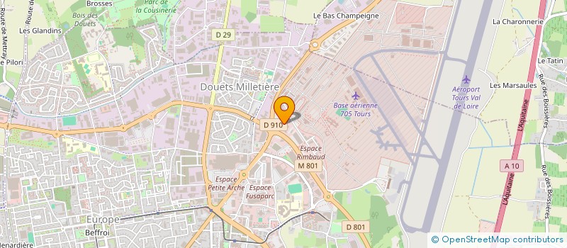 localisation de l'entreprise LES CANAILLES DE TOURAINE à TOURS