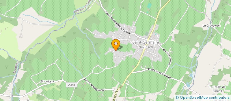 localisation de l'entreprise LES CANAILLES DU PUCH  SAINT-GERMAIN-DU-PUCH