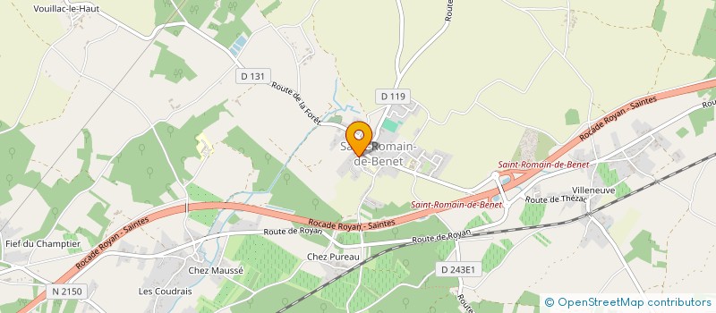 localisation de l'entreprise LES CANAILLOU A LA CAMPAGNE  SAINT-ROMAIN-DE-BENET