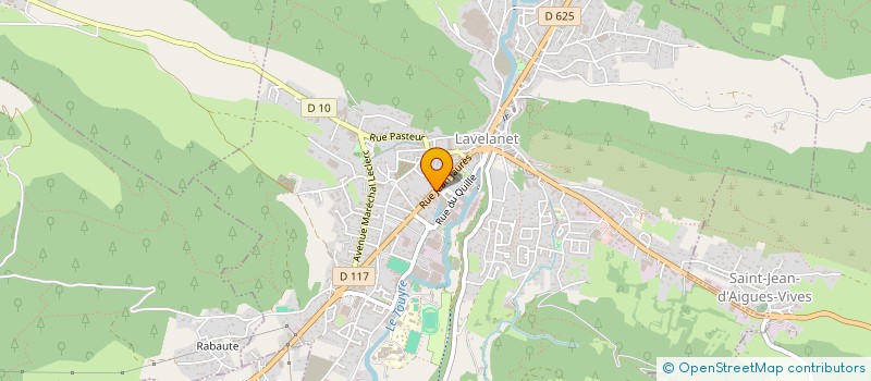 localisation de l'entreprise LES CANAILLOUS à LAVELANET