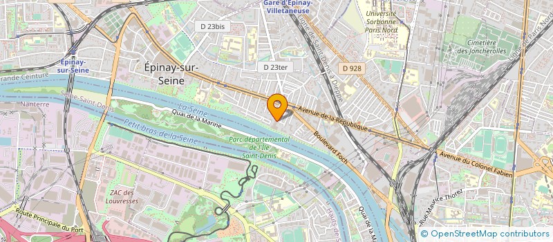 localisation de l'entreprise LES CANALIENS à EPINAY-SUR-SEINE