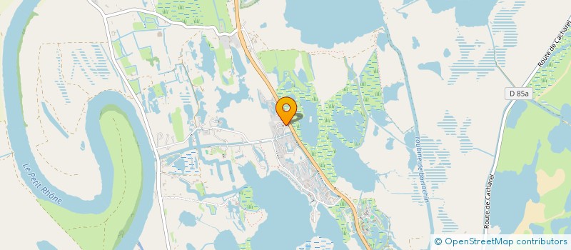 localisation de l'entreprise LES CANARDS  SAINTES-MARIES-DE-LA-MER