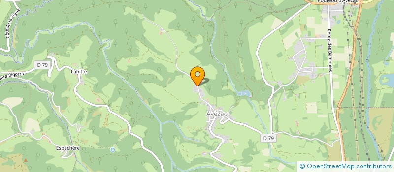 localisation de l'entreprise LES CANARDS BOITEUX  AVEZAC-PRAT-LAHITTE