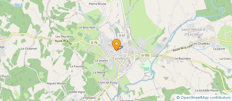localisation de l'entreprise LES CANARDS DE CELINE à SAINT MEDARD D'EXCIDEUIL