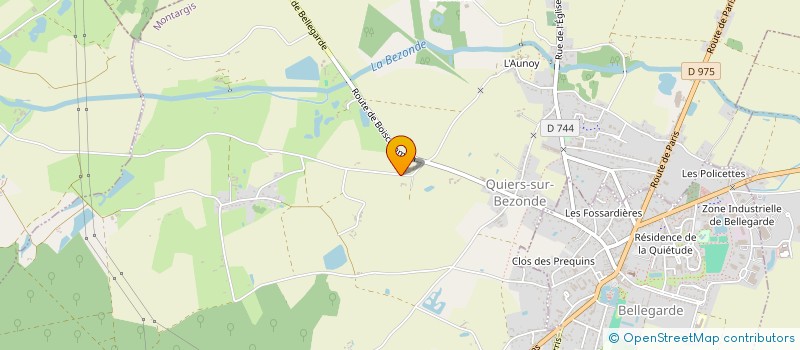 localisation de l'entreprise LES CANARDS DE CHEVILLON à QUIERS-SUR-BEZONDE