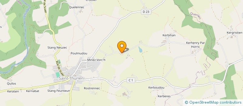 localisation de l'entreprise LES CANARDS DE L'ISOLE  SAINT-THURIEN