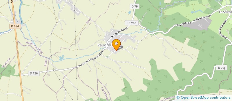 localisation de l'entreprise LES CANARDS DE LA MONTAGNE NOIRE à VAUDREUILLE