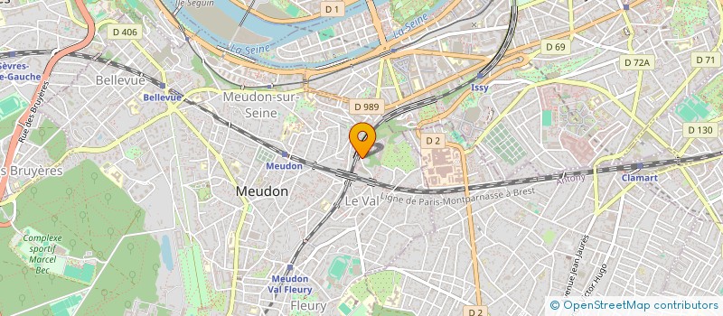 localisation de l'entreprise LES CANARDS DE PARIS à MEUDON