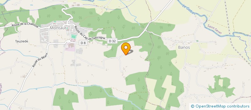 localisation de l'entreprise LES CANARDS SURVOLTES  MONTAUT