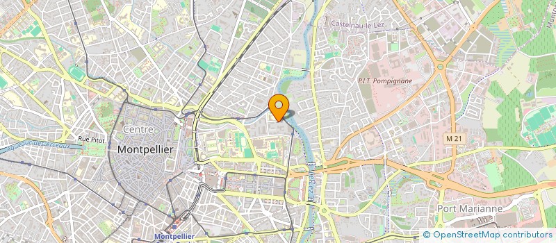 localisation de l'entreprise LES CANARIS à MONTPELLIER