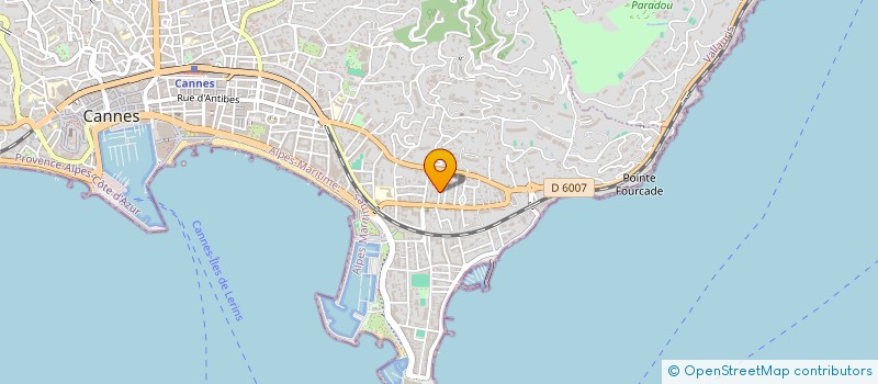 localisation de l'entreprise LES CANAS à CANNES