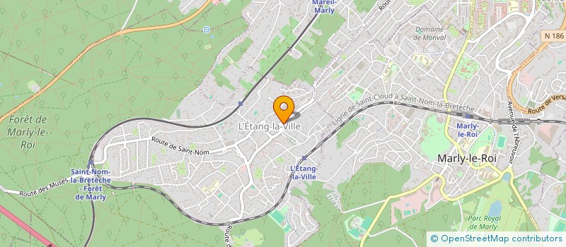 localisation de l'entreprise LES CANETONS à L'ETANG-LA-VILLE