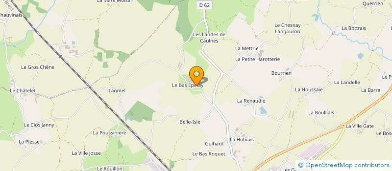 localisation de l'entreprise LES CANETONS  CAULNES