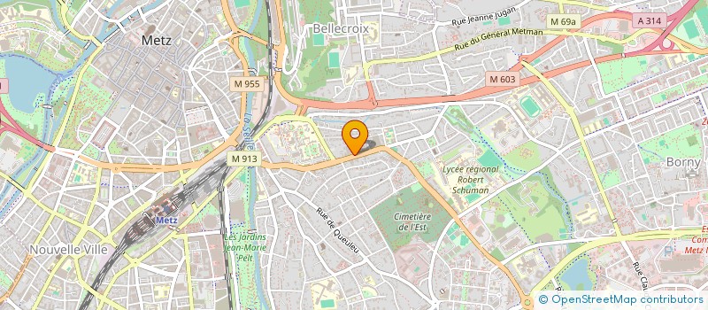 localisation de l'entreprise LES CANETTES ROSES  METZ