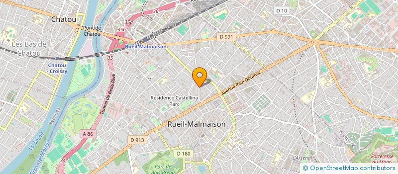 localisation de l'entreprise LES CANIPIRATES à RUEIL-MALMAISON