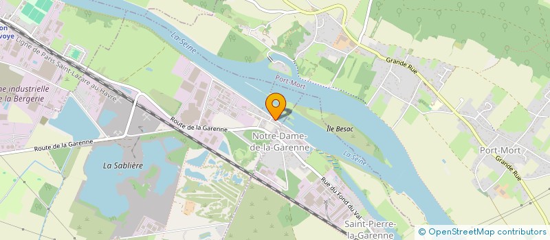 localisation de l'entreprise LES CANISSES SAINT PIERRE  SAINT-PIERRE-LA-GARENNE