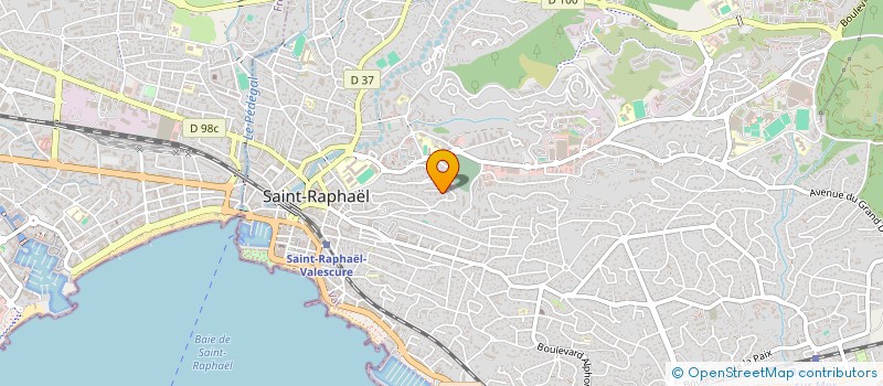 localisation de l'entreprise LES CANONS A NEIGE  SAINT-RAPHAEL