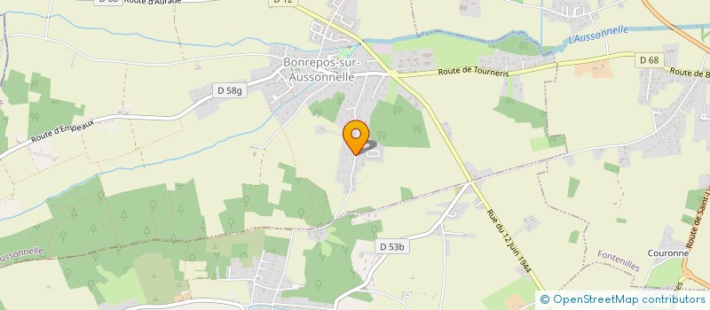 localisation de l'entreprise LES CANOTTES  BONREPOS-SUR-AUSSONNELLE