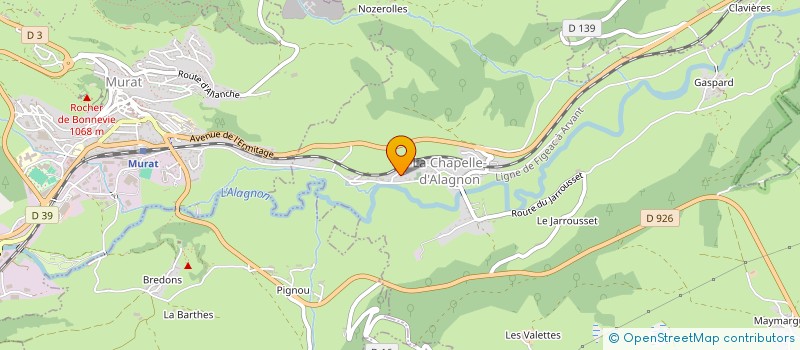 localisation de l'entreprise LES CANT'ANIERS à ALBEPIERRE-BREDONS