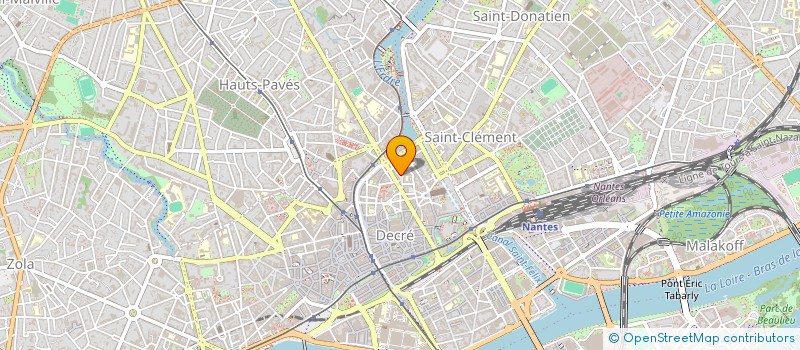 localisation de l'entreprise LES CANTATES SPIRITUELLES à NANTES