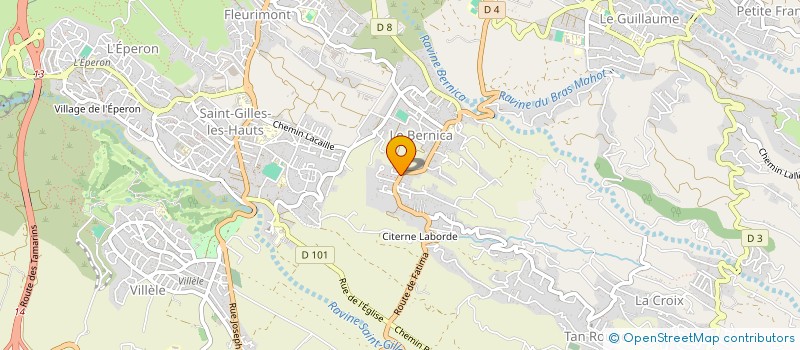 localisation de l'entreprise LES CANTONINS à SAINT-PAUL