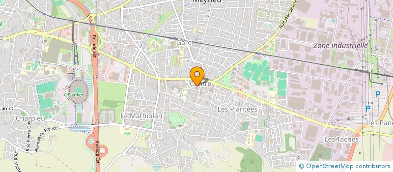 localisation de l'entreprise LES CANUTS  MEYZIEU