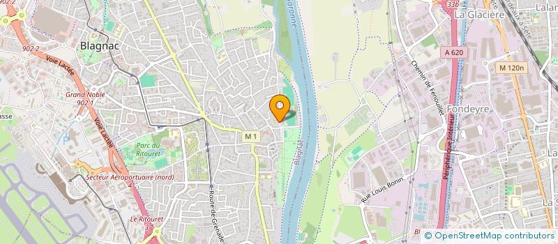 localisation de l'entreprise LES CAOUECS  BLAGNAC