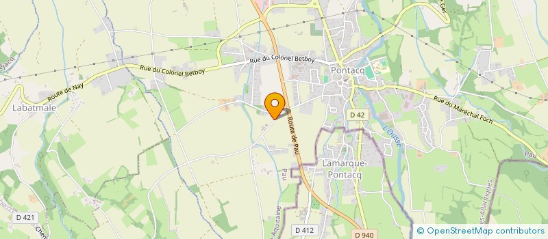 localisation de l'entreprise LES CAP BRULATS  PONTACQ