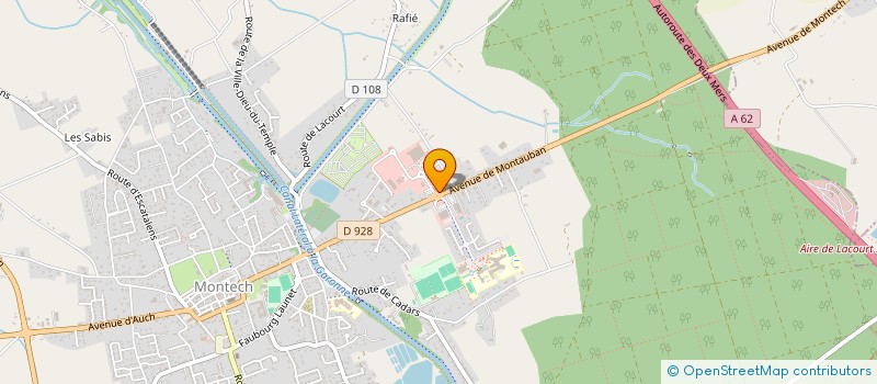 localisation de l'entreprise LES CAPELLES  MONTECH
