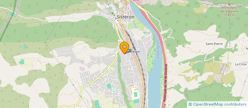 localisation de l'entreprise LES CAPETIENS  SISTERON