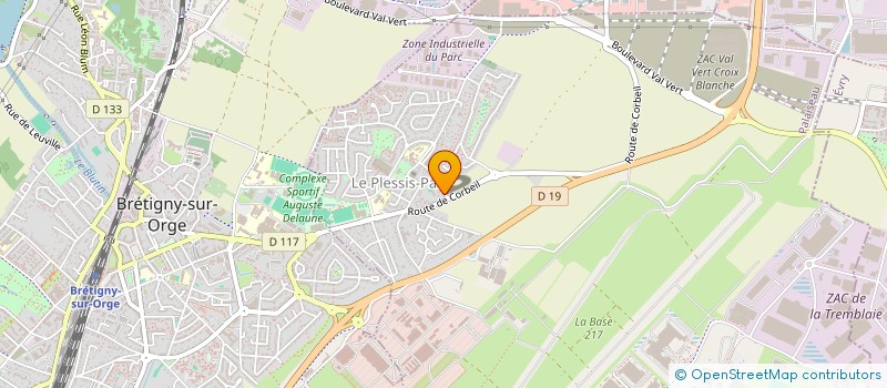 localisation de l'entreprise LES CAPETTES  LE PLESSIS-PATE