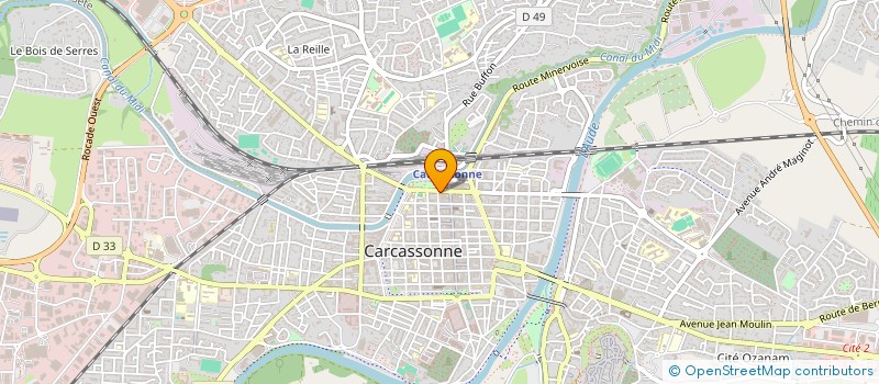 localisation de l'entreprise LES CAPITELLES à CARCASSONNE