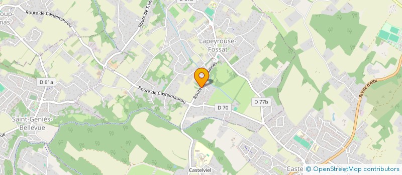 localisation de l'entreprise LES CAPITELLES  LAPEYROUSE-FOSSAT